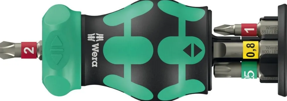 Wera Kraftform Kompakt Stubby-magasin RA 1, 6 delar
