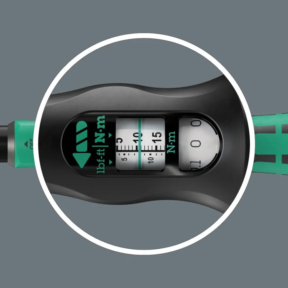Wera Momentnyckel Click-Torque Lock A 6 R/L, justerbar