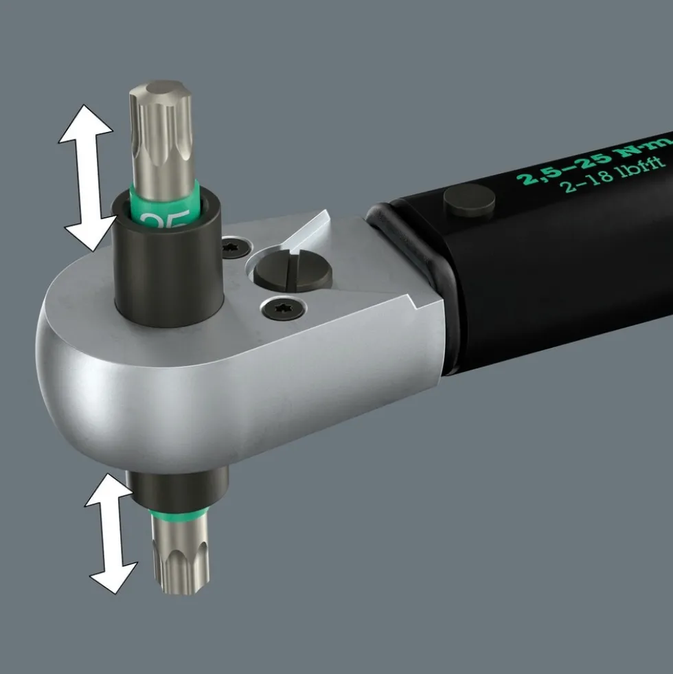 Wera Momentnyckel Click-Torque Lock A 6 R/L, justerbar