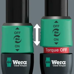 Wera Momentnyckel Click-Torque Lock C 3 R/L, justerbar