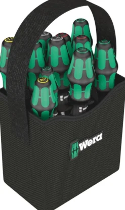 Wera Skruvmejselset i textilväska Kraftform 2GO 300
