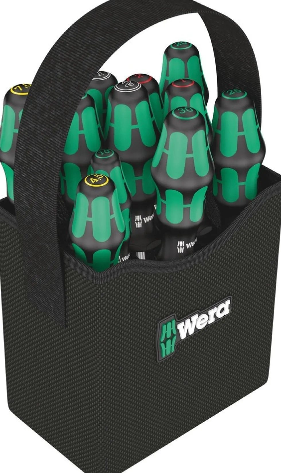 Wera Skruvmejselset i textilväska Kraftform 2GO 300