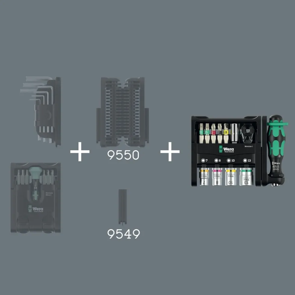 Wera Tool-Check Modular 1, 21 delar