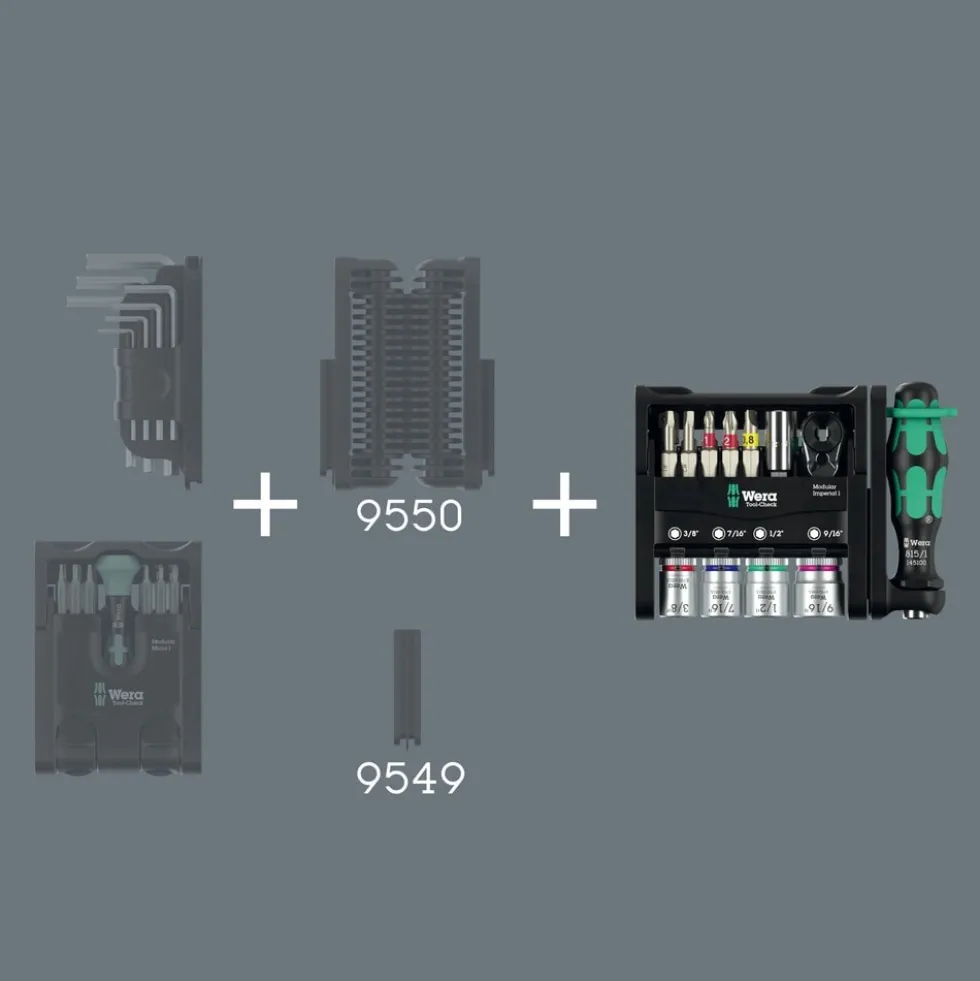 Wera Tool-Check Modular Imperial 1, 21 delar