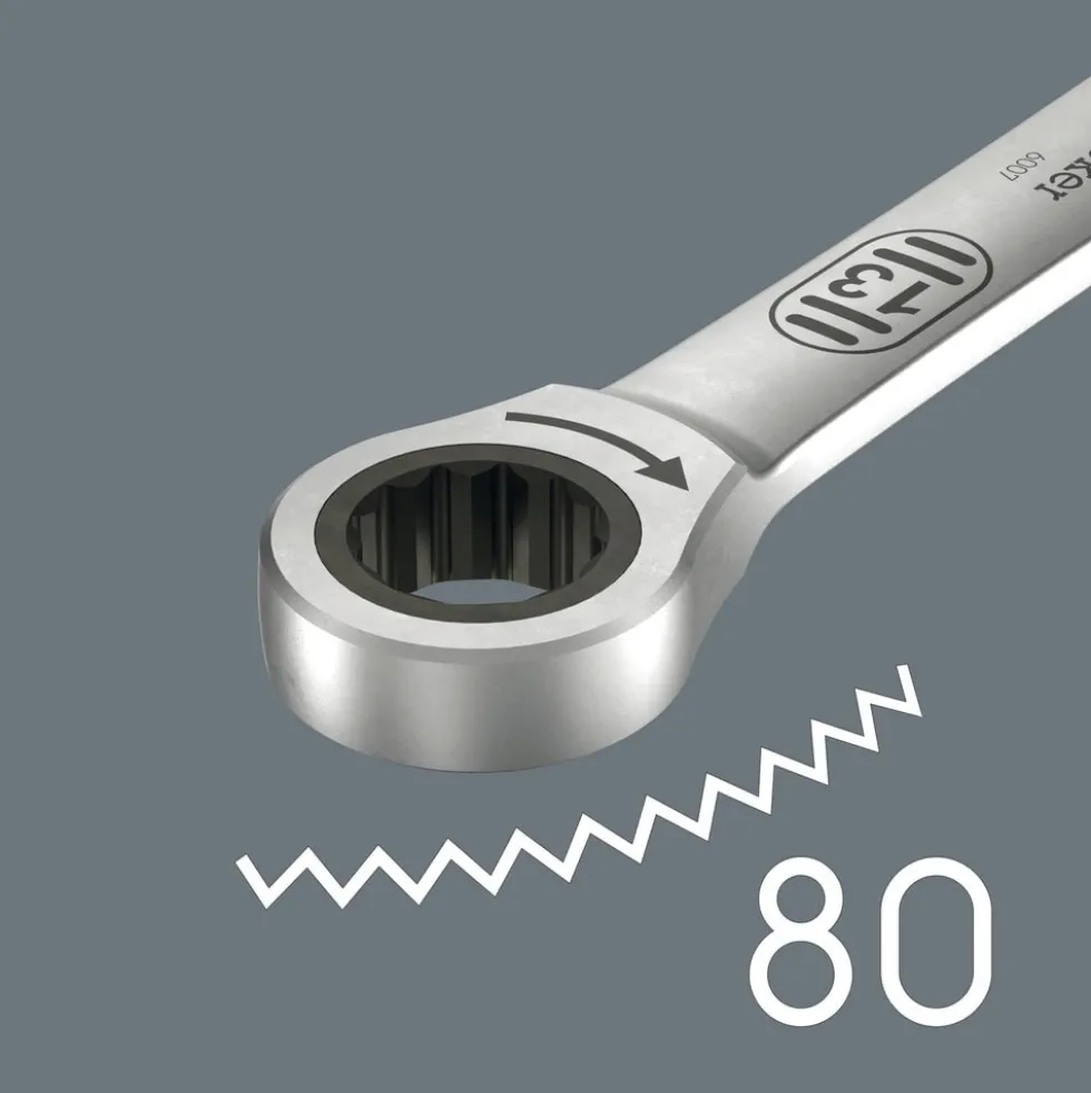 Wera U-ringspärrnyckel Joker 6007 med spärrfunktion