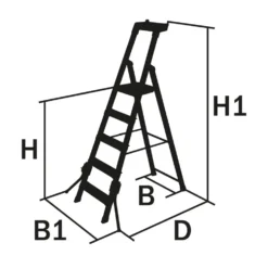 Wibe Trappstege WTS 55Pn-4S