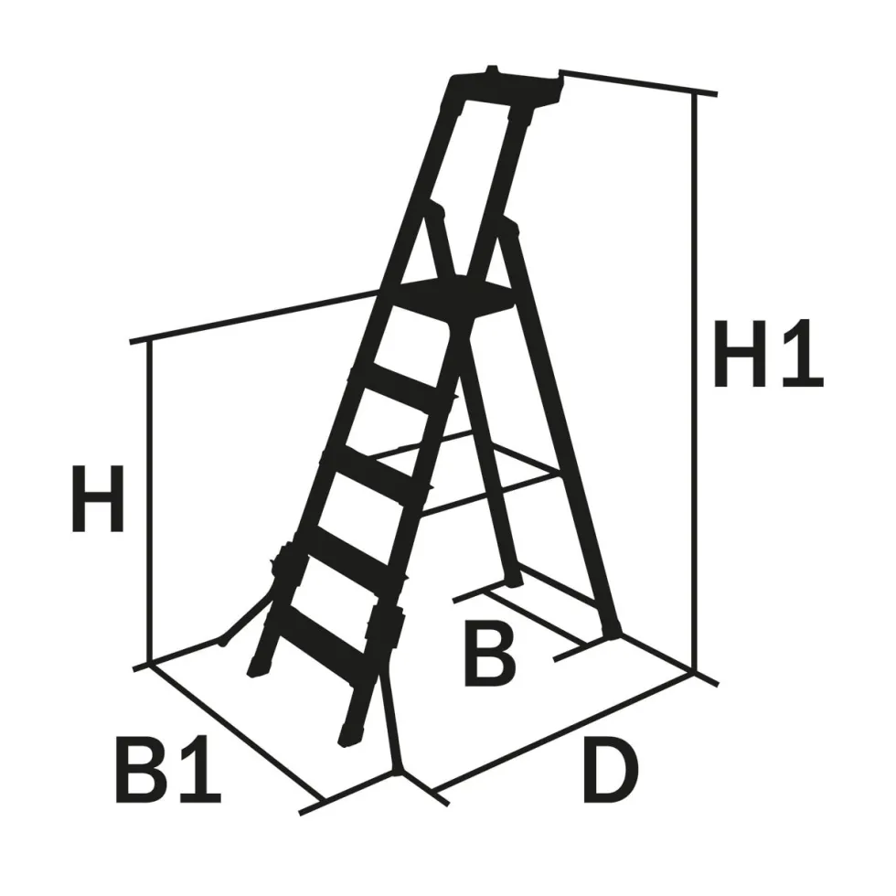 Wibe Trappstege WTS 55Pn-6S