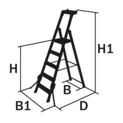 Wibe Trappstege WTS 55Pn-7S