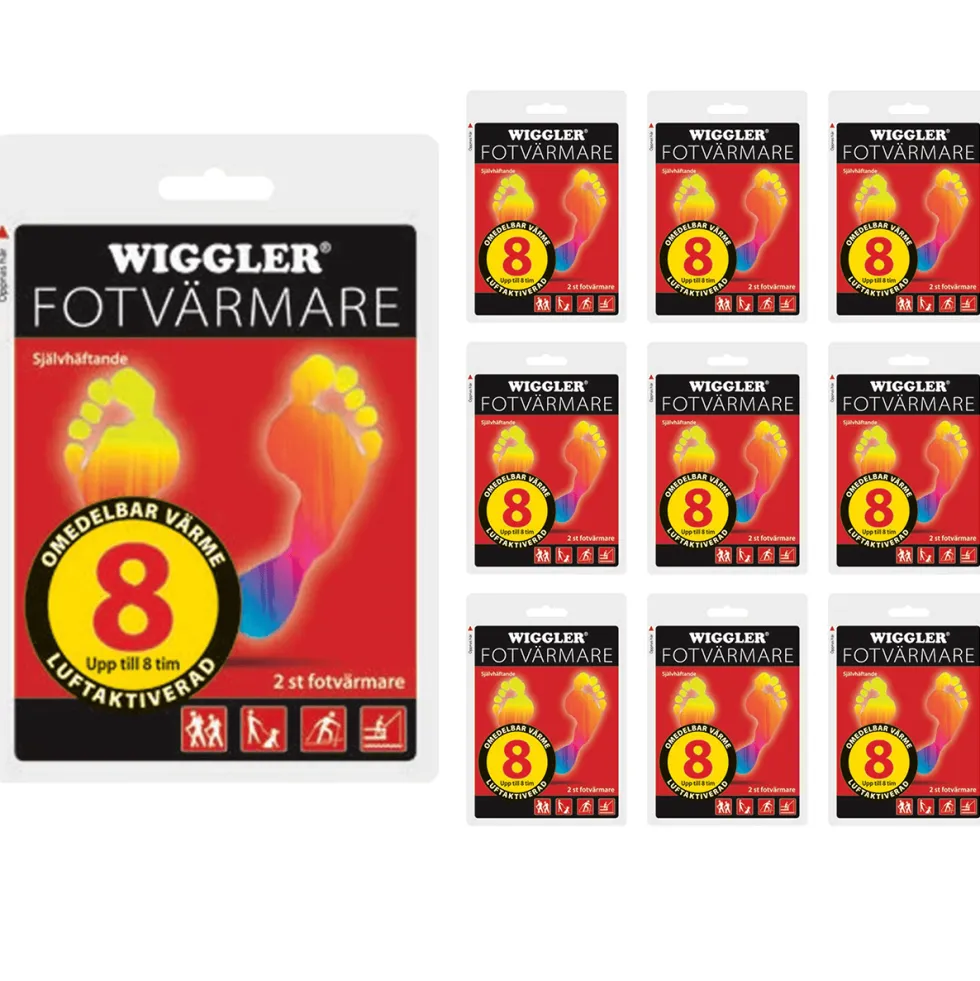 Wiggler fotvärmare 10-par