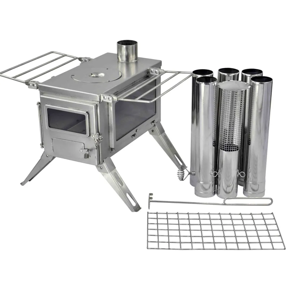 Winnerwell® Nomad View 1G M-sized Cook Camping-kamin