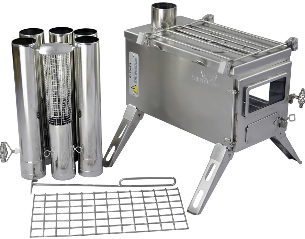 Winnerwell® Nomad View 1G M-sized Cook Camping-kamin