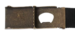 Woodline Canvasbälte Svart