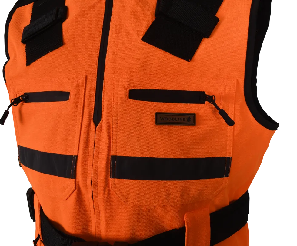 Woodline Dog Keeper Hundförarväst Herr Orange/Reflex