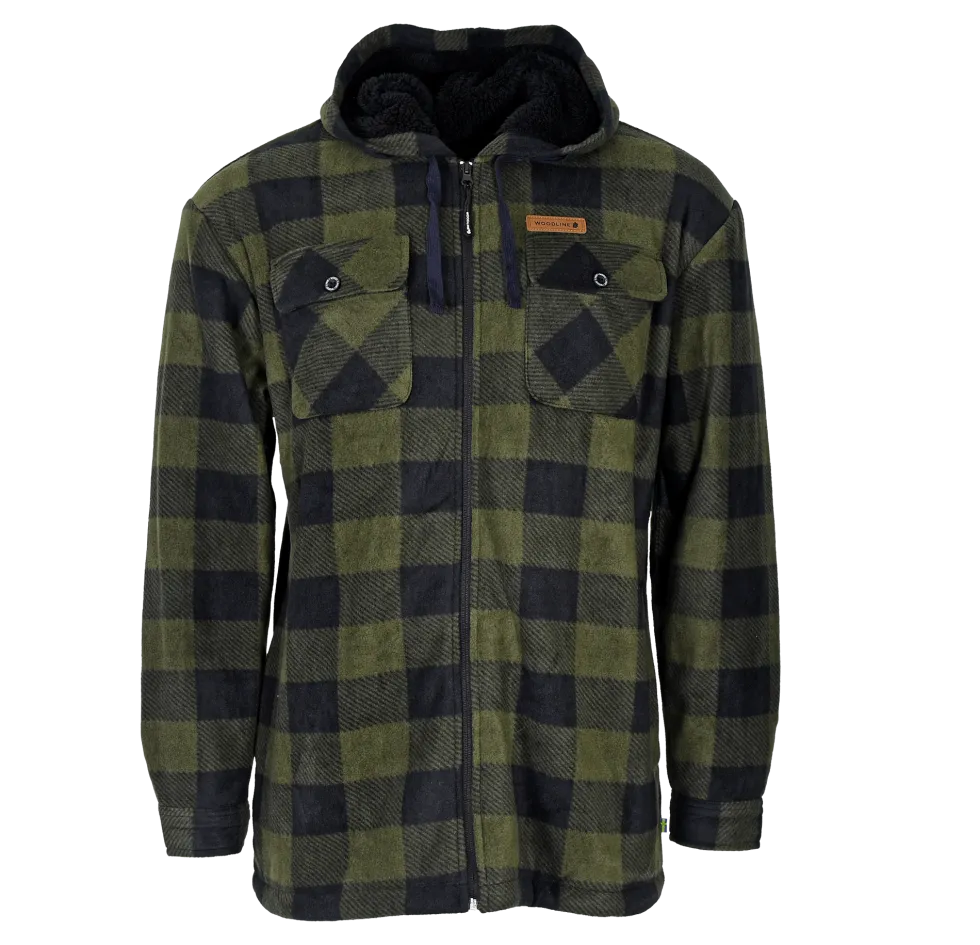Woodline Fleecejacka Canada Grön