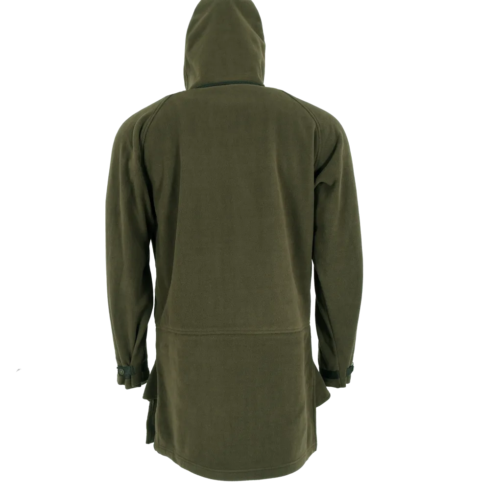 Woodline Huttla Anorak Fleecejacka Grön