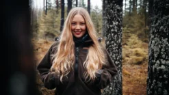 Woodline Huttla Anorak Fleecejacka Grön