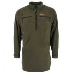 Woodline Huttla Anorak Fleecejacka Grön