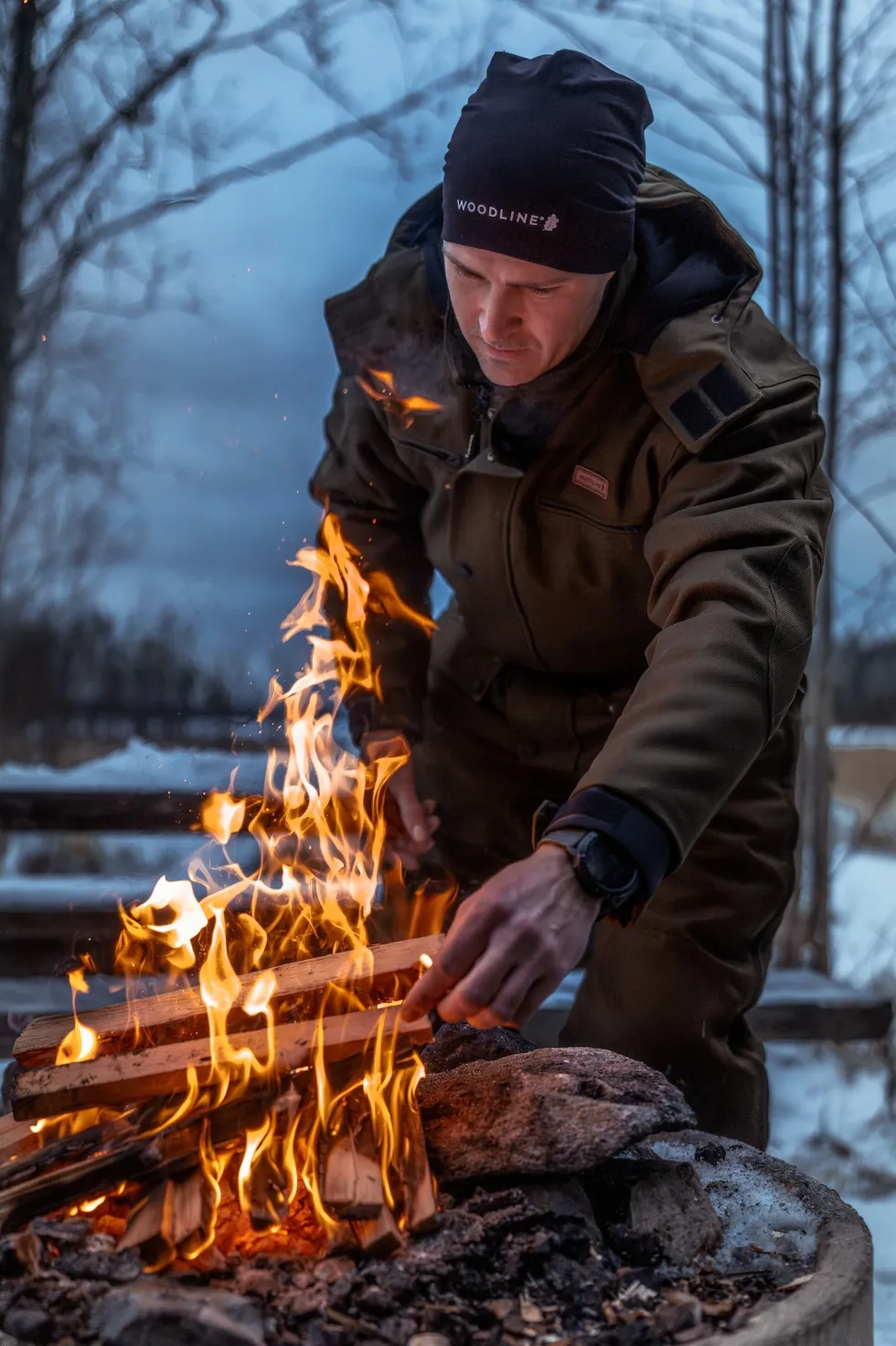 Woodline Overall Green