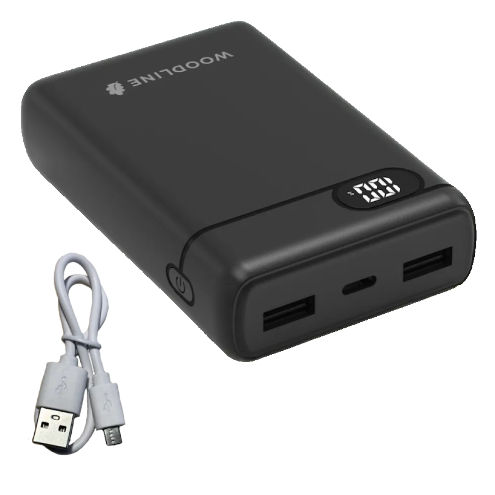 Woodline Powerbank 3,7V 10000mAh