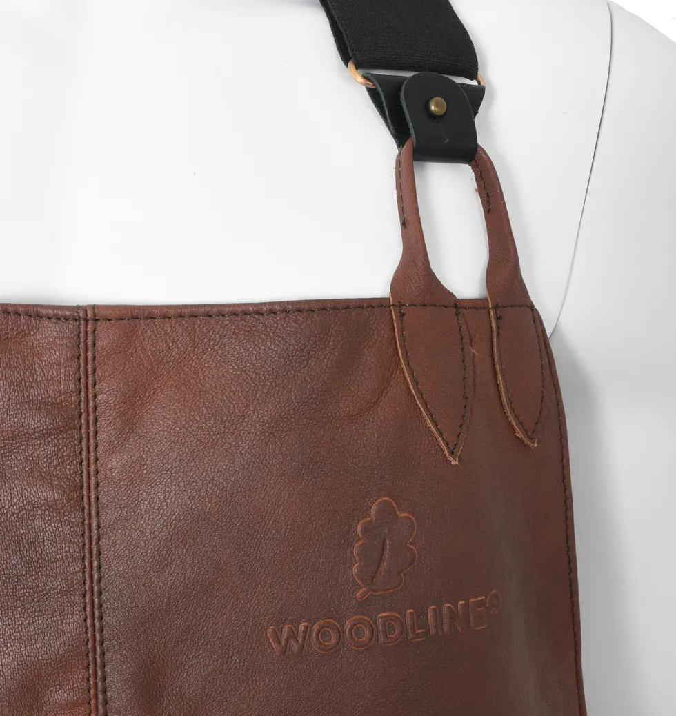 Woodline Skinnförkläde Buffel Exklusiv