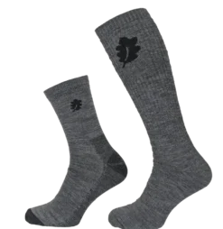 Woodline Socka + Linersocka Merinoull Grå