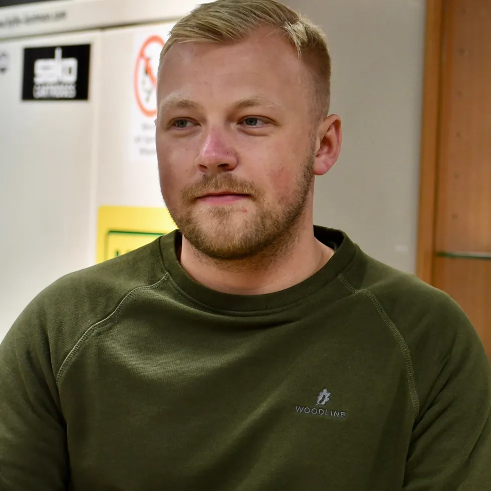 Woodline Sweatshirt Grön Herr