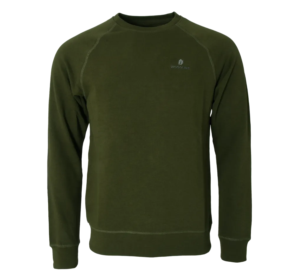 Woodline Sweatshirt Grön Herr