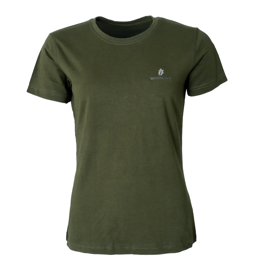 Woodline T-shirt Grön Dam