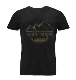 Woodline T-shirt The Great Outdoors Svart