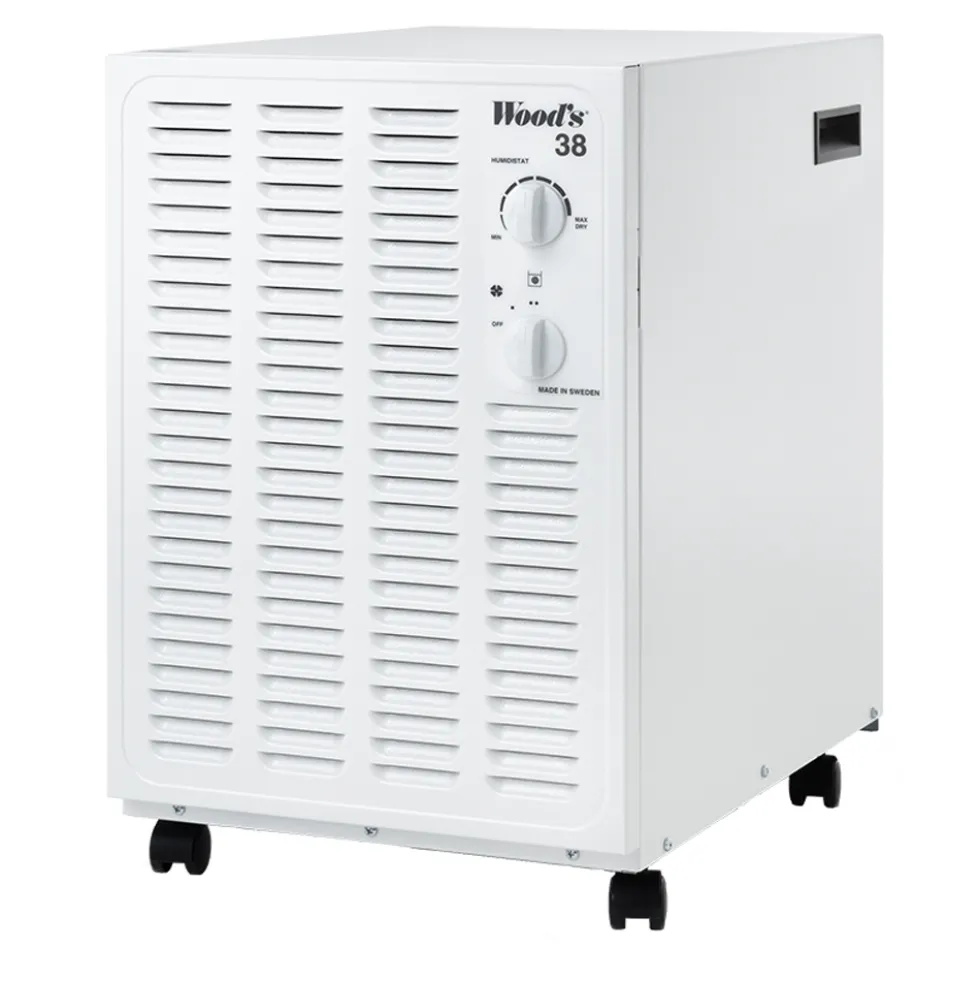 Wood's SW38FW Avfuktare 19 l/dygn – upp till 140 m²
