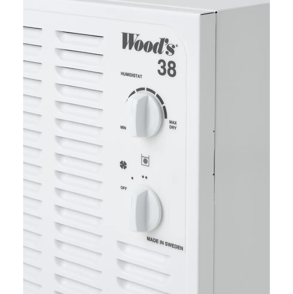Wood's SW38FW Avfuktare 19 l/dygn – upp till 140 m²