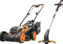 Worx Kombokit 20V WG927E - Gräsklippare WG779E.9 & grästrimmer WG157E.9