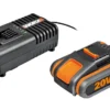 Worx WA3601 20V 2.0Ah Batteri & laddare