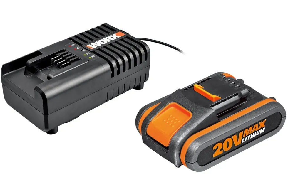 Worx WA3601 20V 2.0Ah Batteri & laddare