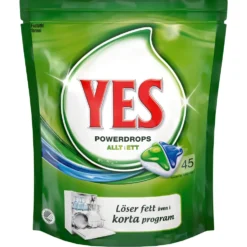 YES Maskindiskmedel Powerdrops 41-pack